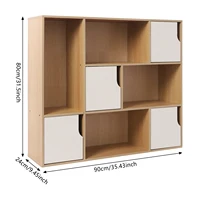 Современный шкаф для хранения, полка для хранения в гостиной и спальне, большой вместительный прочный шкаф из частиц — изображение 5