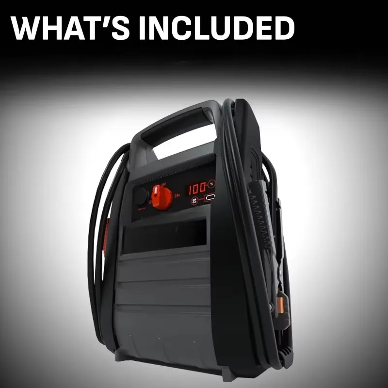4400 Peak Amp 12V/24V Car Starter, DSR ProSeries Car Battery Jump Starter, Jump Box & Portable Power Station 4
