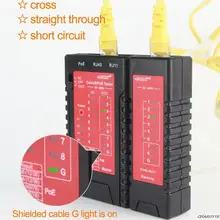 

RJ45 Network Cable Tester RJ11 RJ12 Cat5 Cat6 Cat7 UTP Telephone Cable Tester Networking Tool network Repair