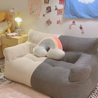 Lazy Bean Bag Sofas Giant Comfortable Beanbag Sofa Double Cute Fluffy Living Room Couches Large Modern Bedroom Tatami Couch 3