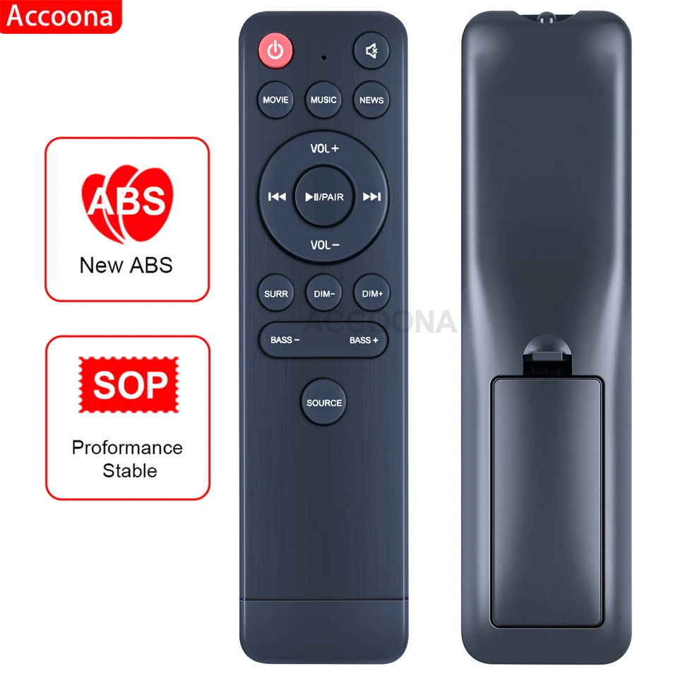 EN218A8H Remplacer la TéLéCommande pour Soundbar HS218 2.1 Channel 2.1Ch Sound Bar Home Theater