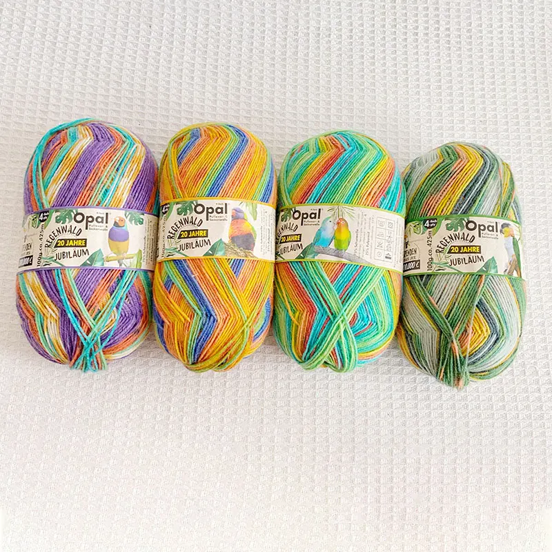 1*100g ball Opal  75% wool, 25% polyamide/ Nylon  socks knitting yarn 5