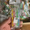 5Pcs/set Portable Nail Art Dotting Pen Crystal Handle Dual-ended Dotting Painting Drawing Brush Rhinestones Gems Picking Pen 3