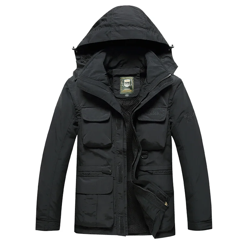 Hooded Jackets Winter Men's Sweat-shirt Autumn Designer Clothes Lightweight Padded Golf Clothing Waterproof Big Size Mens Vest