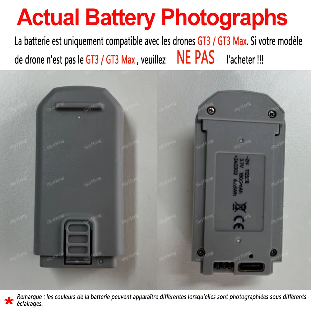 Lot de Batteries et Chargeurs pour Drone GT3 - 4 à 10 Batteries