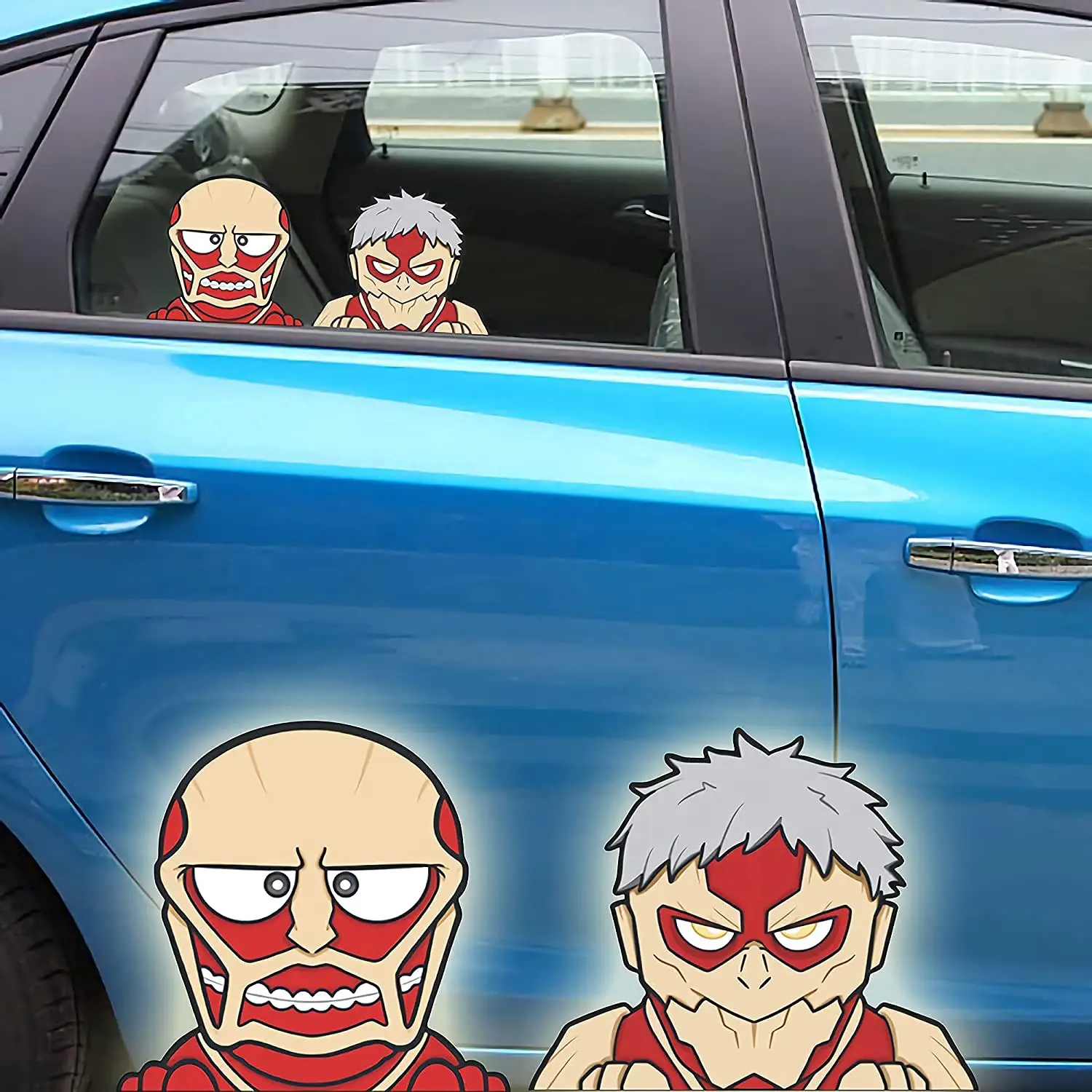 Anime Large Stickers For Car Sticker Auto Parts Attack On Titan Levi  Ackerman A Side Door Decoration Die Cutting Vinyl Decals - Car Stickers -  AliExpress