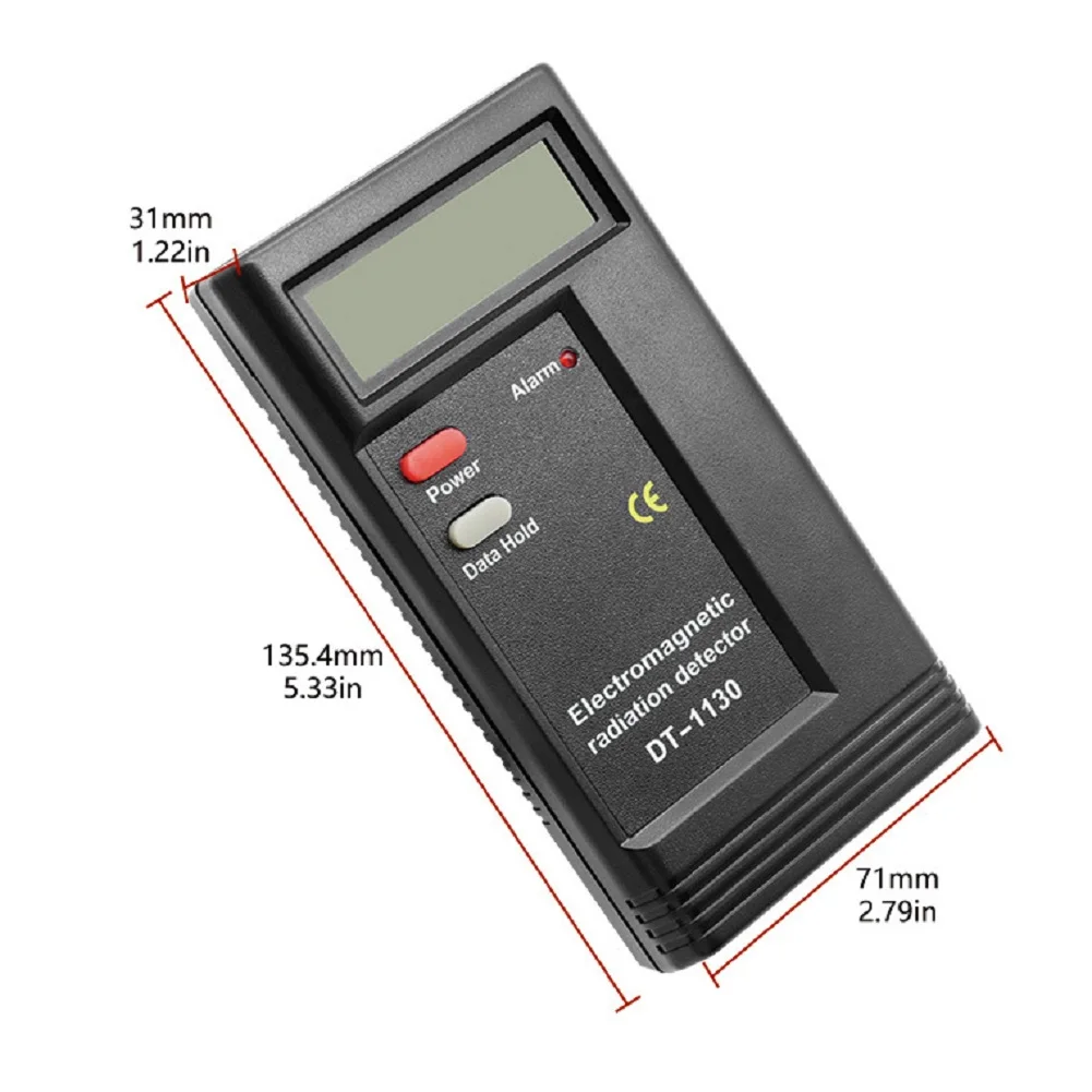 1pc DT-1130 전자기 방사선 감지기 서버실 고전압 라인 테스트용 자기장 방사선 EMF 감지기