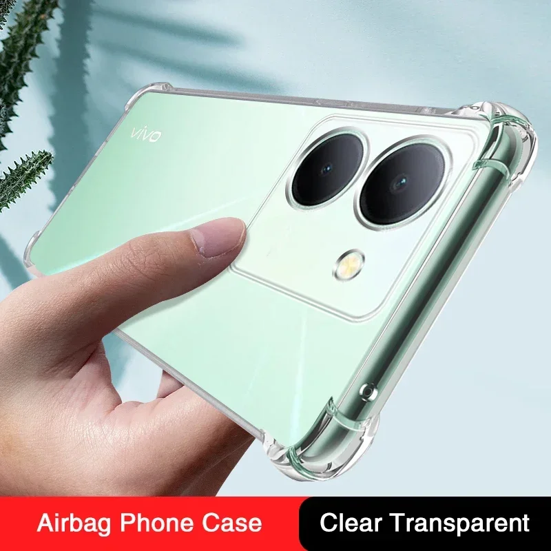 Luxury Clear Airbag Phone Case - Full Protective Soft Mobile Back Cover with Air Bag Shield Armor