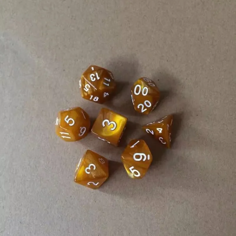 10Pcs/set Multi Sided Dice 4 To 30 Sided Multi Digital Color Dice Board Game Accessories