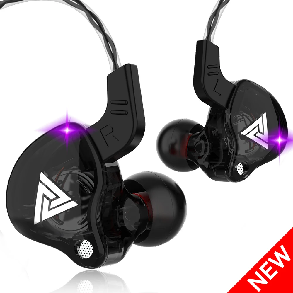 Fone de ouvido intra-auricular QKZ AK6 original, com driver de cobre, HiFi, esportivo, estéreo, para música, com microfone, entrada de 3,5mm AK9 SK5 AK8 AK6DAY