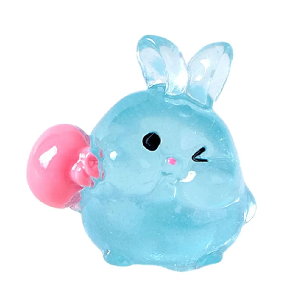 

Luminous Ornaments Fluorescent Resin Material Glow in Darkness Multiple Color Options Desktop Decoration 2 4 x 2 2cm