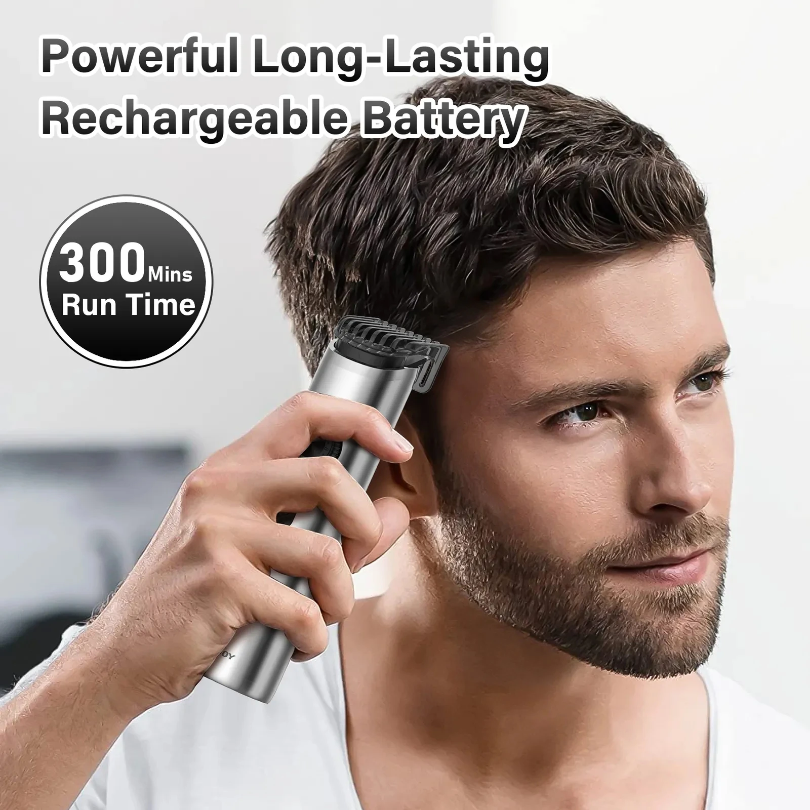 Sejoy Men's Hair Clippers Professional Trimmers USB Cordless Electric Beard Cutting Machine Trimmer Haircut Grooming Kit 2