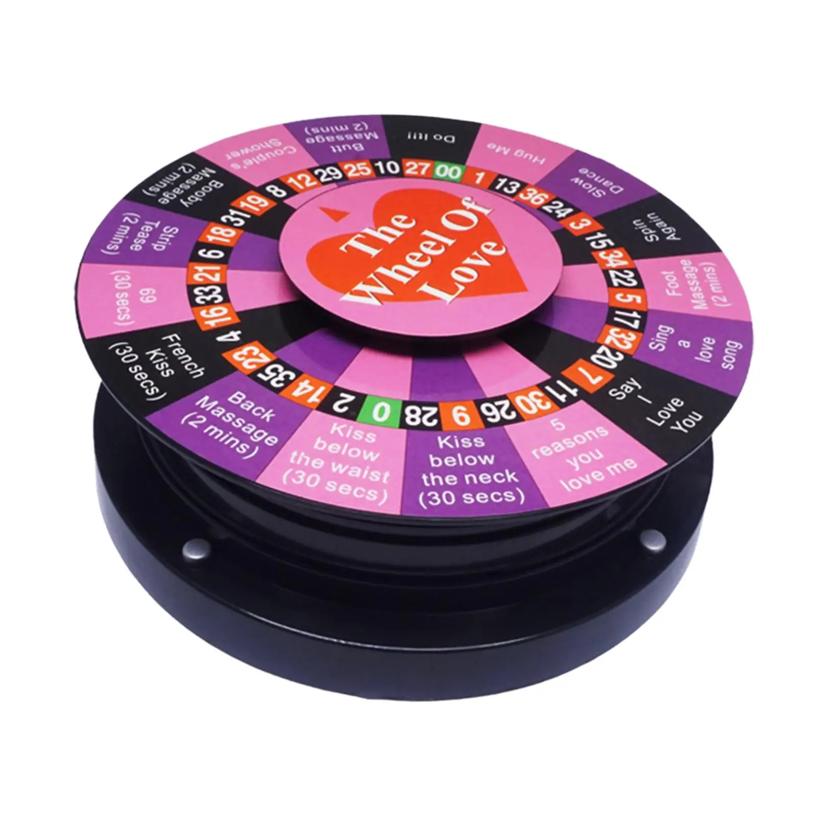 Board Game DIY Lovers Turntable Wheel Foreplay Prop Romantic Toy Party Game Adult Action Portable Truth or Dare Game Adult Game