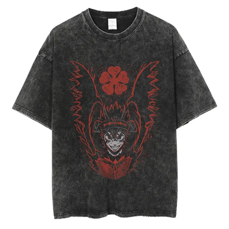 Anime Black Clover Hoodies Hip Hop Vintage Sportwear Men Women