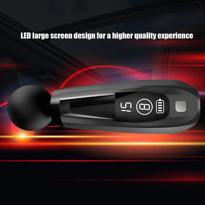 Massagers Handheld Deep Tissue Electric Muscle Massage Guns LED Display Deep Tissue Massage Guns With 4 Massage Heads Tools
