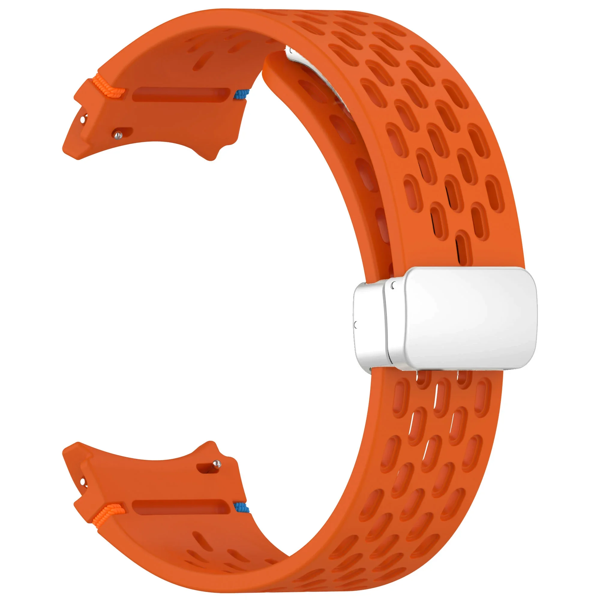 Magnetic Silicone Watch Band with Gapless Design