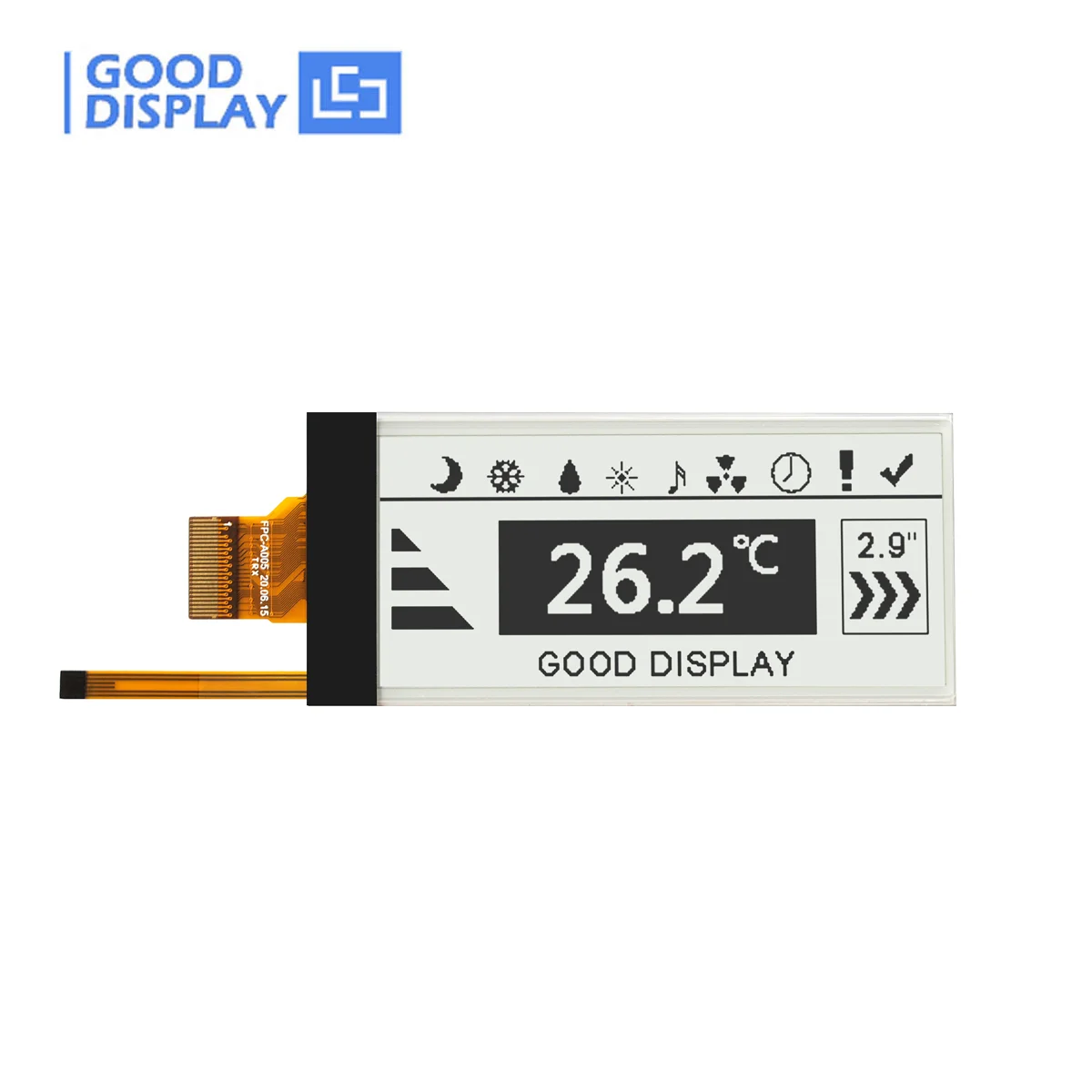 Refresque Rapidamente o Frontlight Spi 296x128 E-paper Epd Gdey029t94-fl03 1. 5s 29 - Imagem 6