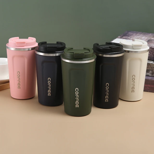 Travel Thermo Cup Double Stainless Steel Coffee Mug Car Thermos Mug Leak  Proof