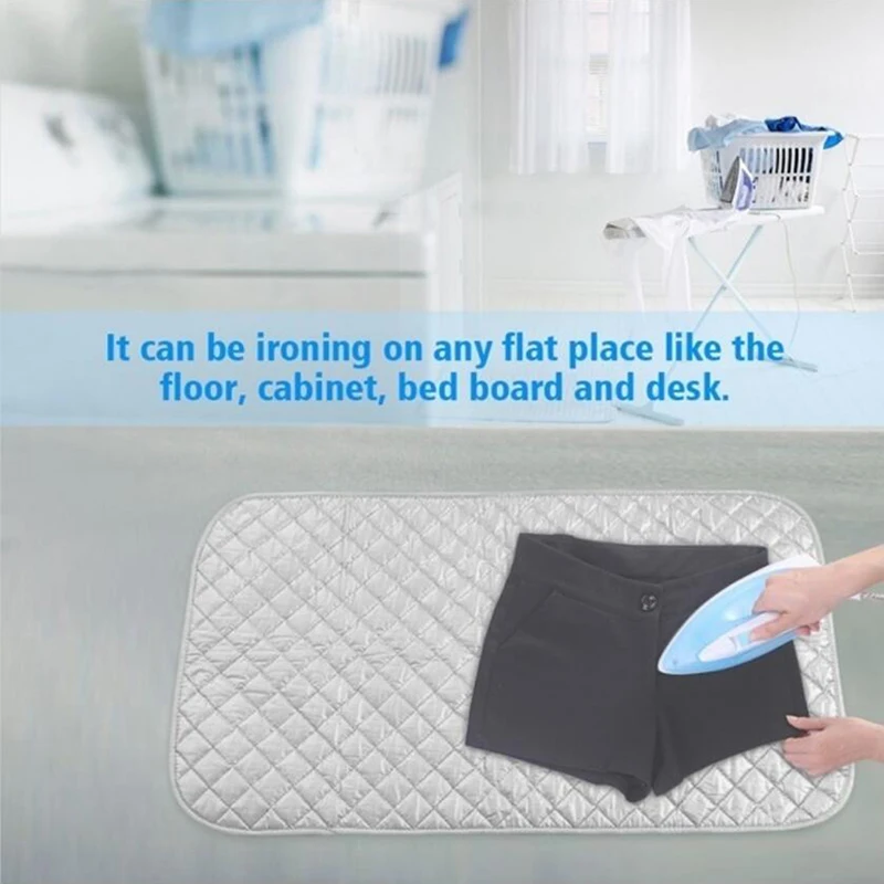 Heat-Resistant Ironing Mat and Laundry Pad
