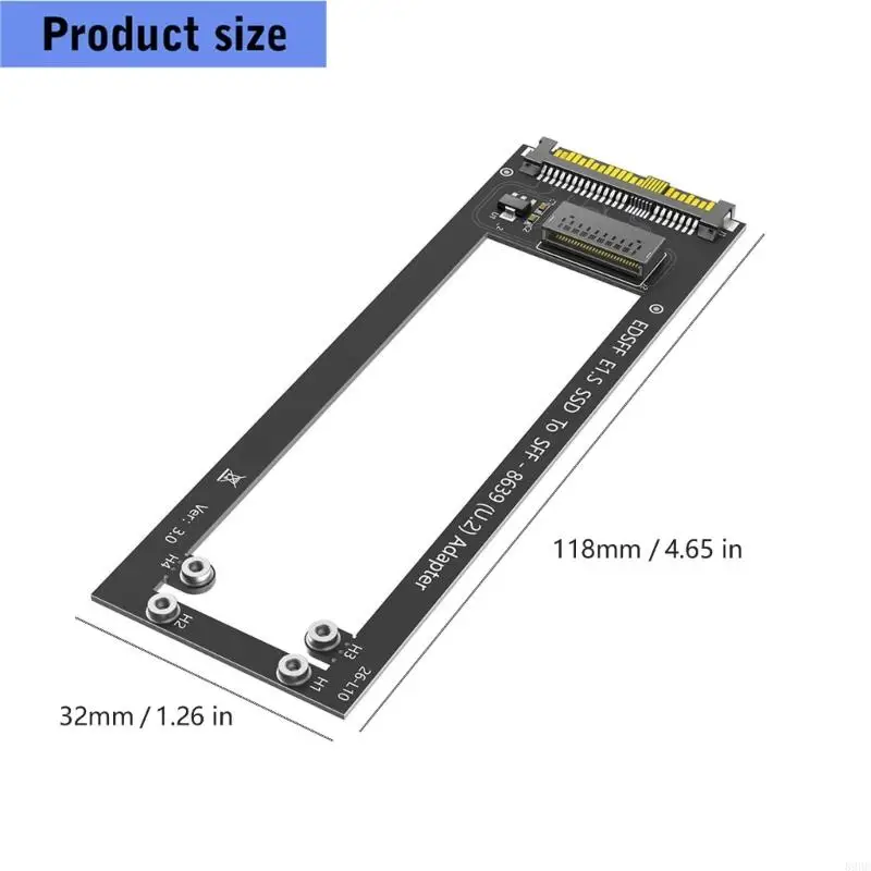 데이터 센터 및 서버 애플리케이션 896C용 PCIe4.0 호환 EDSFF E1.S U.2 드라이브 변환기 확장 카드