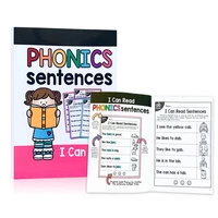 Kids Children English Exercise Book Phonics Educational Workbook  I Can Read Sentences Training Teacher Teaching Aids Montessori 2