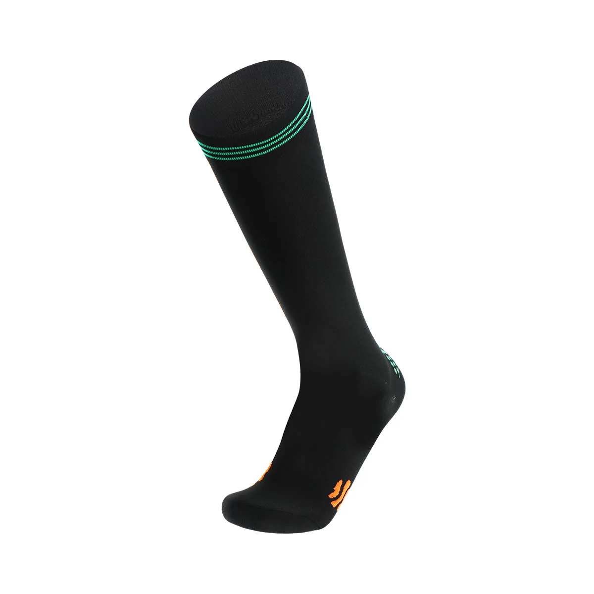 WRELS Sport Compression Socks Shock-Absorbing Anti-Slip Varicose Veins Socks Absorb Moisture Sweat Running Cycling Travel Socks
