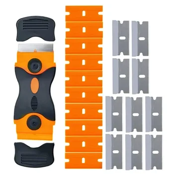 Razors Blade Window Cleaning Tools Double-Sided Windowss Cleaner Knife Glass Squeegee Sticker Caulking Agent Kitchen Scrape Glue 1