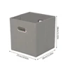 Fabric Cloth Storage Box for Book Clothes Toys Sundries Storage Foldable Closet Drawer Storage Organizer Bins Basket 6