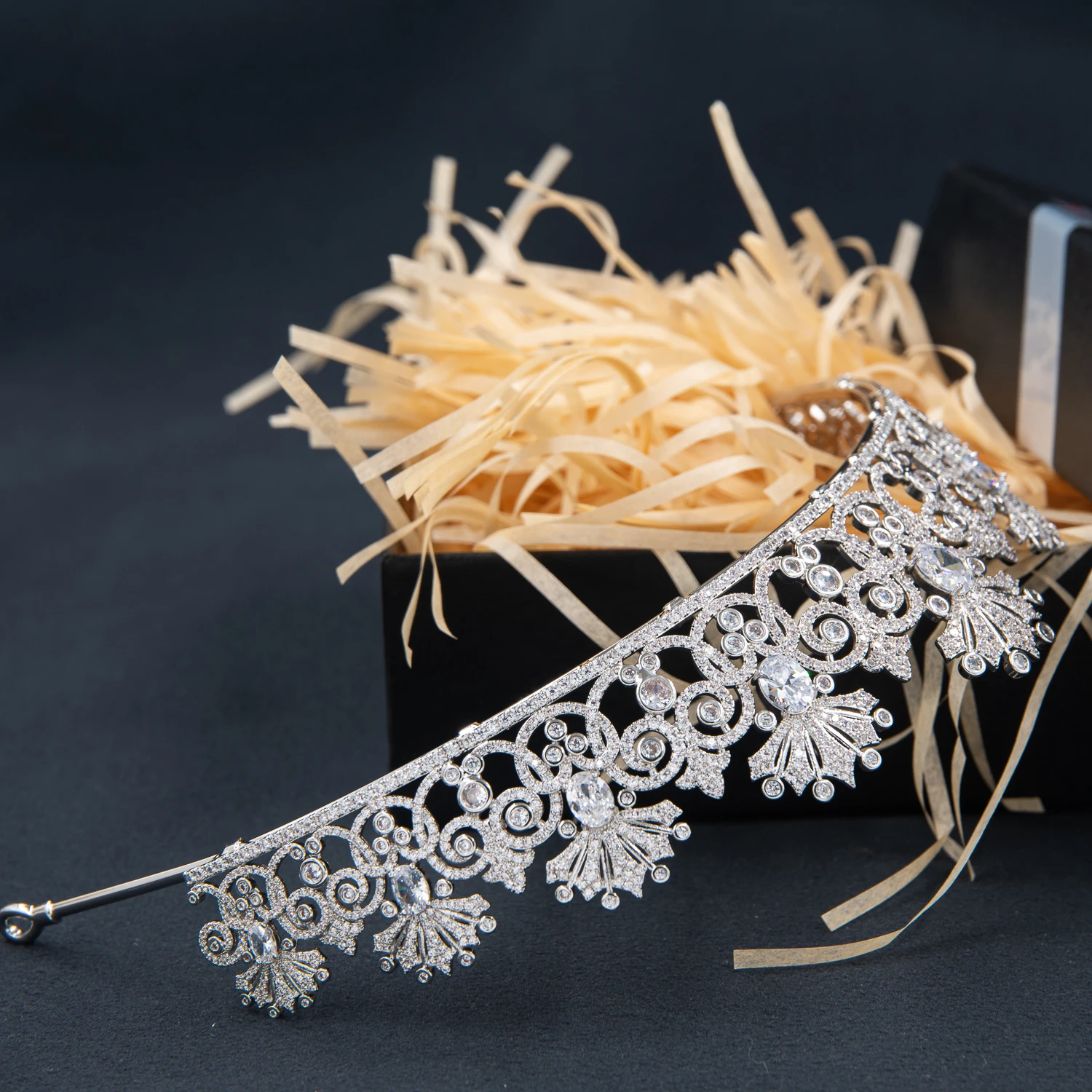 Replica Wedding Tiara,Zirconia Tiaras Diadem for Bride,Prom,Party,Gatherings Hair Accessories for Women CH10430