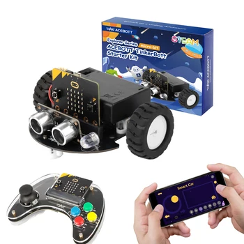 ACEBOTT Kit per auto robot intelligente per BBC Micro:bit STEM Science Kit Robot di codifica