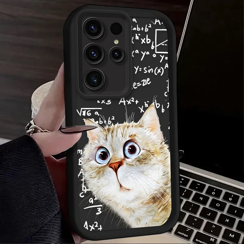 Surprised Thinking Cat Phone Case - Cute and Durable Design
