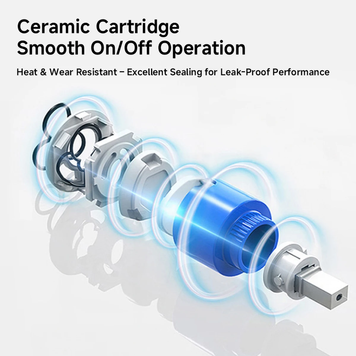 Black 304 Stainless Steel Wall Kitchen Faucet with Extended Handle Horizontal Tube Durable Anti-Corrosion Water Tap Kitchen Sink