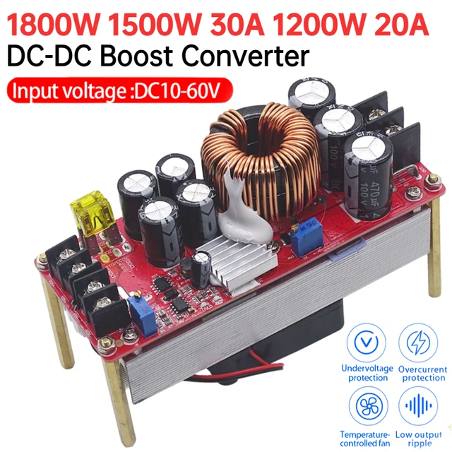 Boost Converter Voltage Regulator  Voltage Stabilizer Power Supply -  1500w/1800w Dc - Aliexpress
