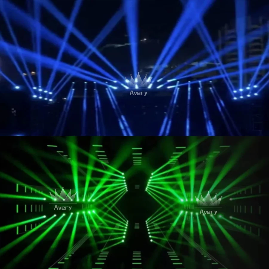 0 Tax 2Pcs New 17R 350W Beam Moving Head Light DMX512 Sound Control DJ Disco Music Party Bar Stage Lights Moving