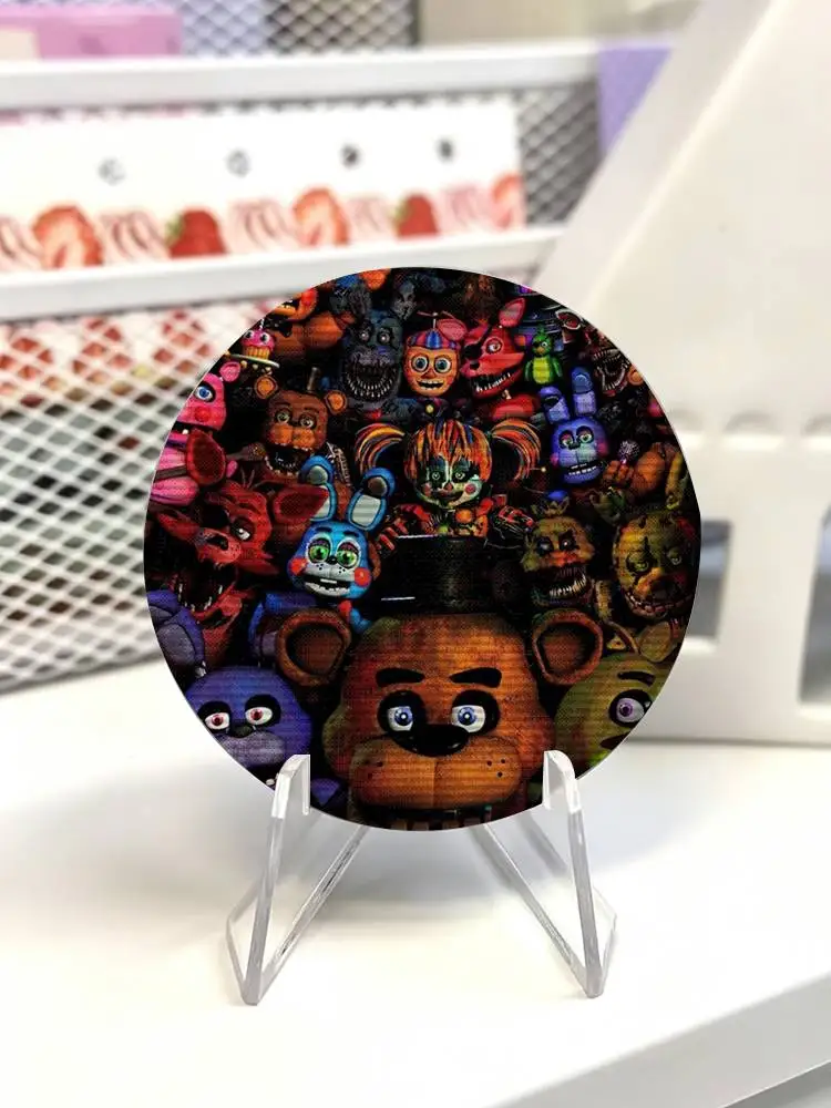 FNAF Five Nights at Freddy's Collectible Tinplate Button Badges for Clothing and Backpacks