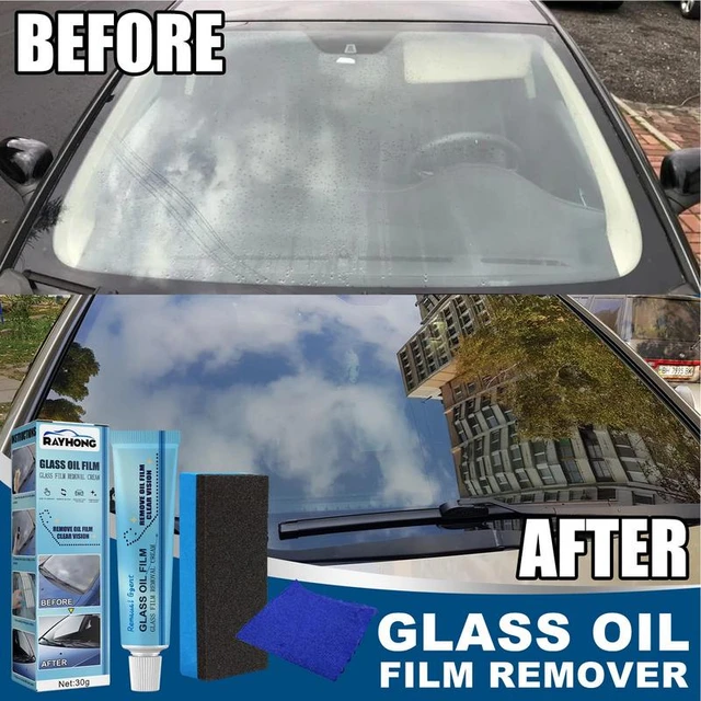 Glass Oil Film Remover Car Windshield Oil Film Cleaner Car Front Windshield  Window Remove Cream Oil Film Cleaner - AliExpress