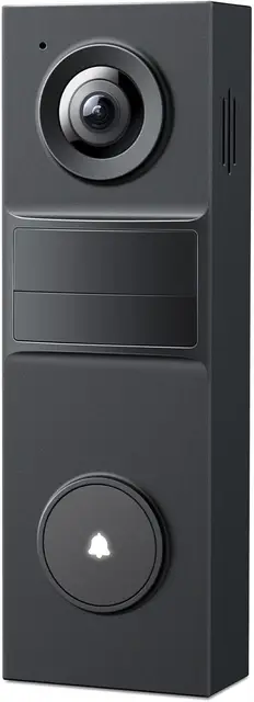 Wireless Smart Doorbell Camera - 2K HD, 160° Wide View, 180-Day Battery, AI Person Detection, Alexa/Google Compatible