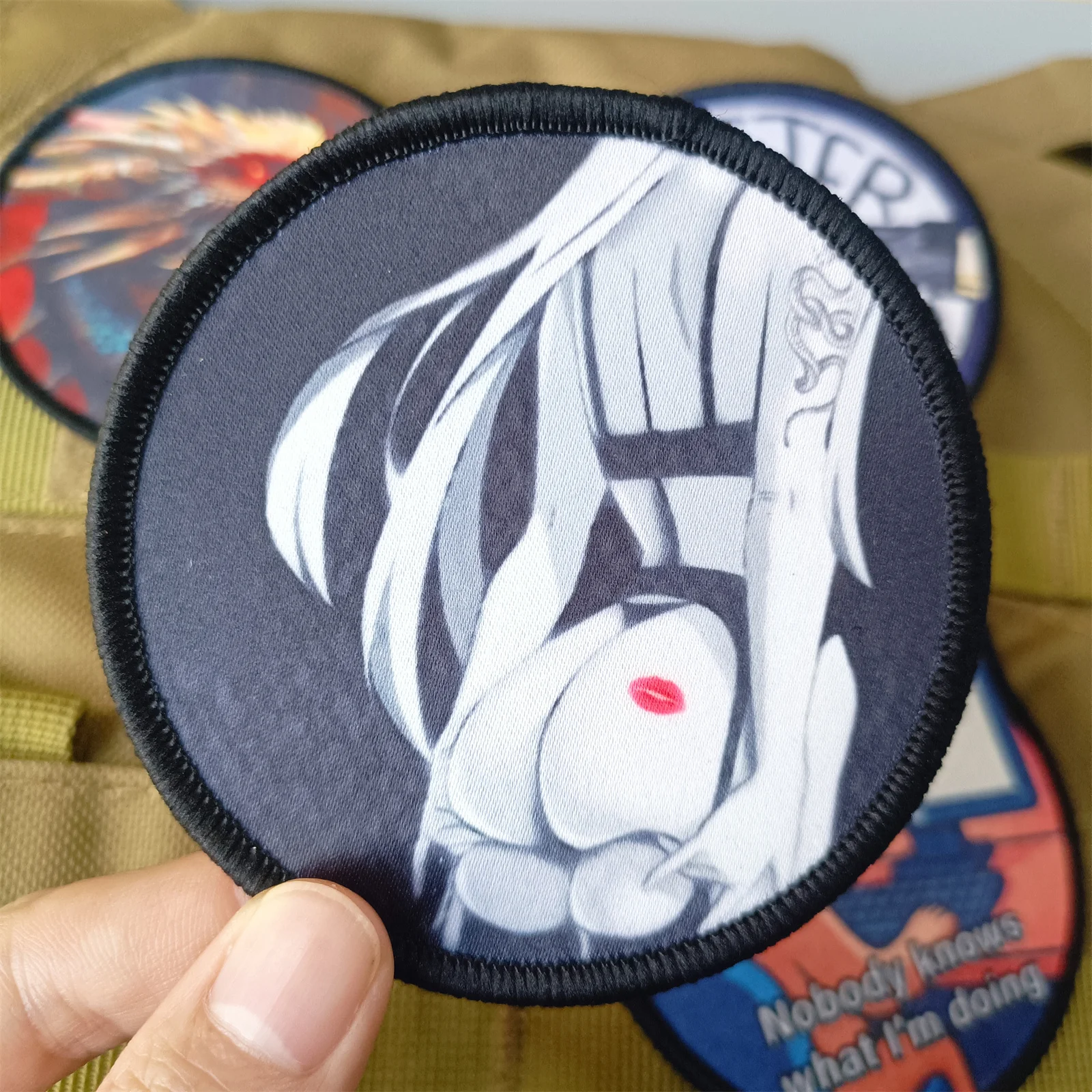 Exquisite Hook and Loop Badge: Attractive Character Patch