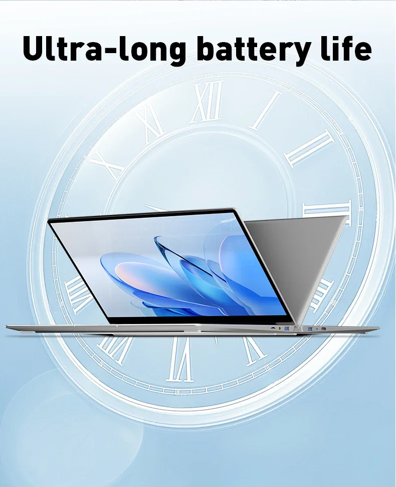LENO 14.1″ Ultra Slim Laptop Windows11 16GB RAM 2TB SSD Intel N3700 Notebook Gamer 1920*1080 Display Office Study Computer PC
