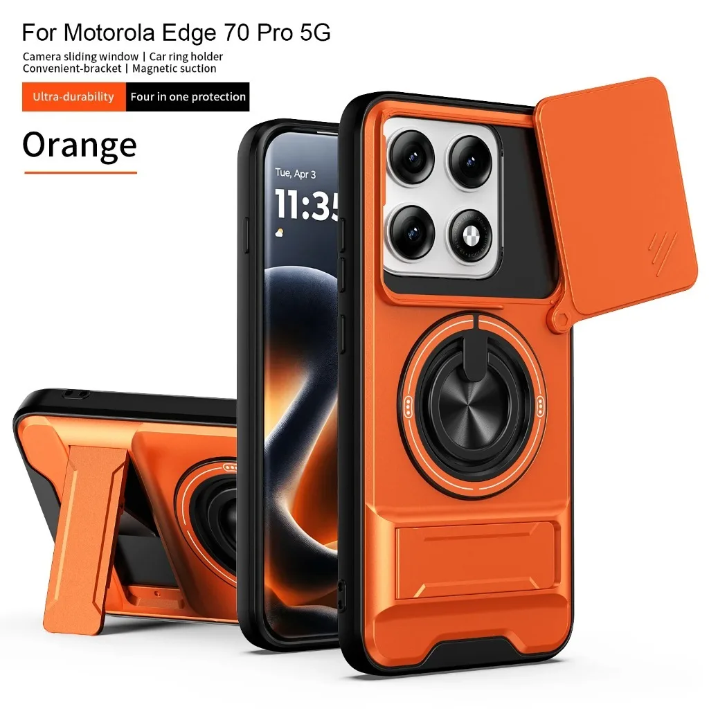 Magnetic Ring Holder Protective Case