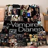 Fleece Blanket Sofa Winter Warm The B-Vampire B-Diaries Fluffy Soft Blankets Microfiber Bedding King Size Bed Camping Nap Throws 1