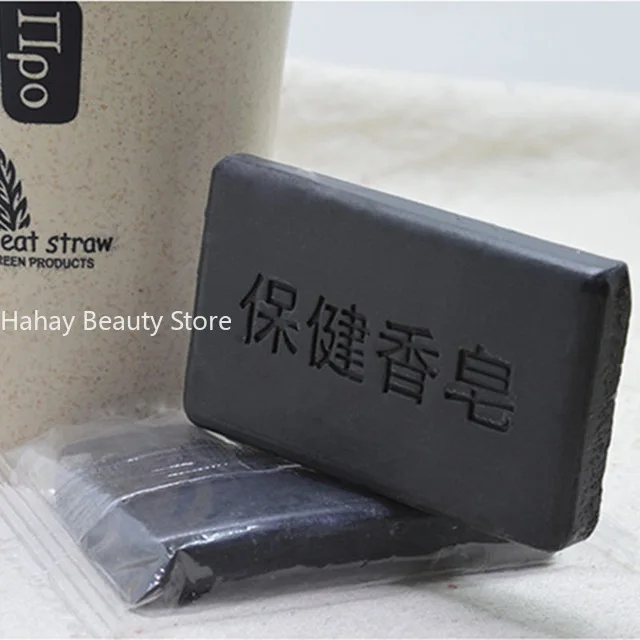 Bamboo charcoal Soap Natural Face Body Care 40g