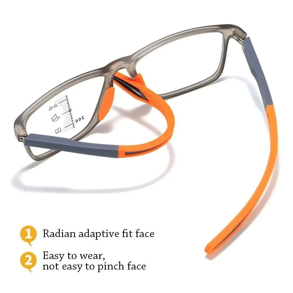 Enhanced Photochromic Anti-Blue Light Multifocal Sports Sunglasses