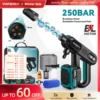 YOFIDRA 250Bar Brushless High Pressure Car Washer Gun 3 Gear Electric Garden Washing Water Wash Spray Gun for Makita 18V Battery 1