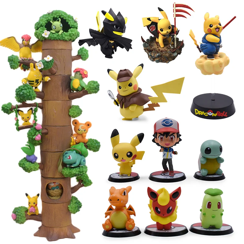 

Pokemon Figure Ash Ketchum Charmander Squirtle Bulbasaur Eevee Big Sale PVC Toys