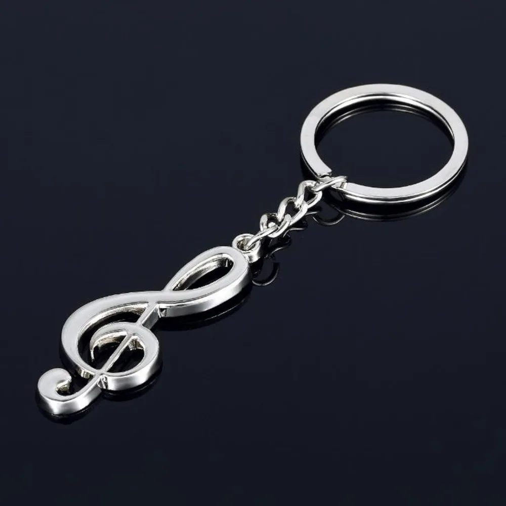 

500 шт. посеребренные музыкальные ноты, музыкальный символ, брелок для мужчин и женщин, безделушка, свадебные подарки Llavero