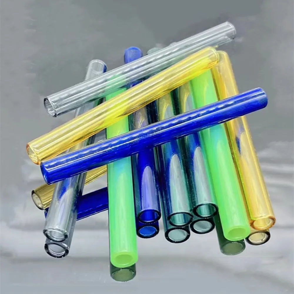 4 Inch Long 5 Colors Glass Borosilicate Blowing Tubes 10 mm OD 2mm Thick Wall Tubing for Various Applications 3