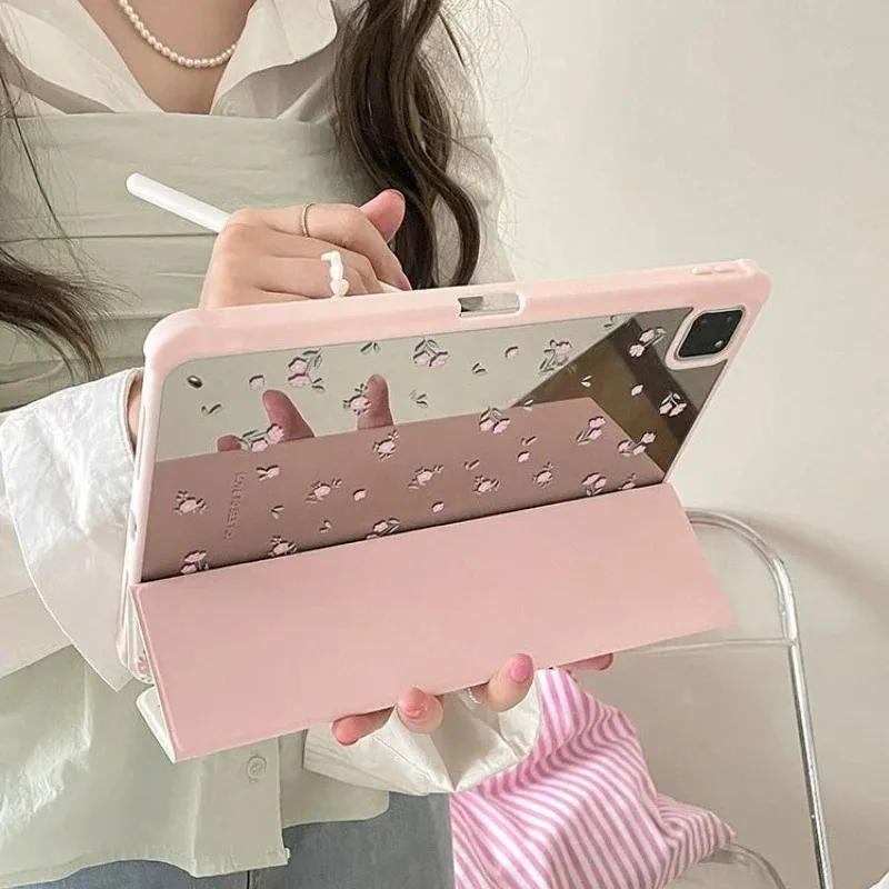 Floral Pattern Flip Smart Cover
