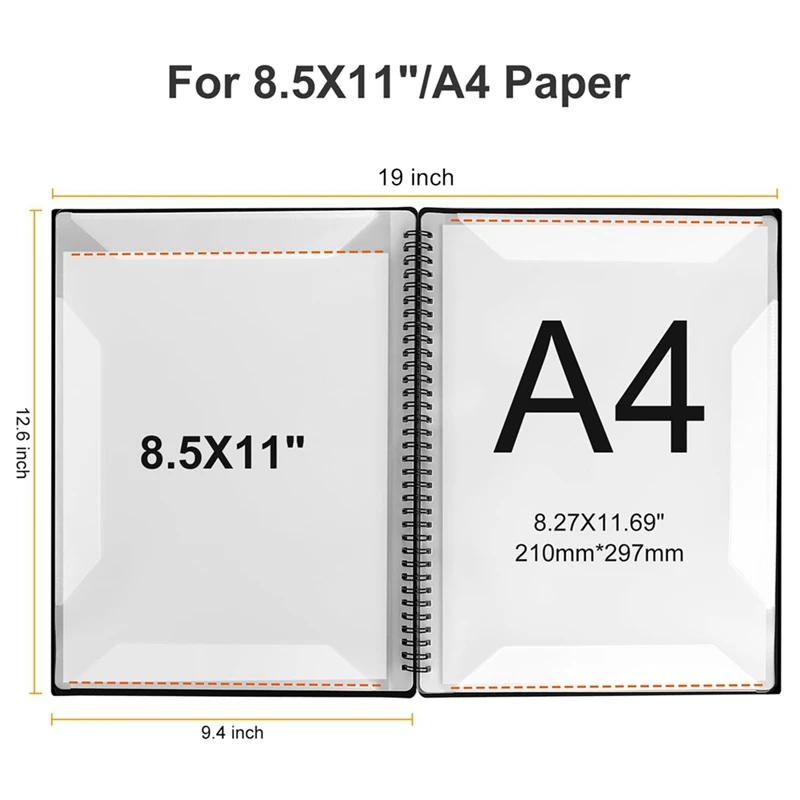 Sheet Music Folder 60 Pages Sheet Music/Holder Fits Letter Size A4 Writable Detachable Choir Folder