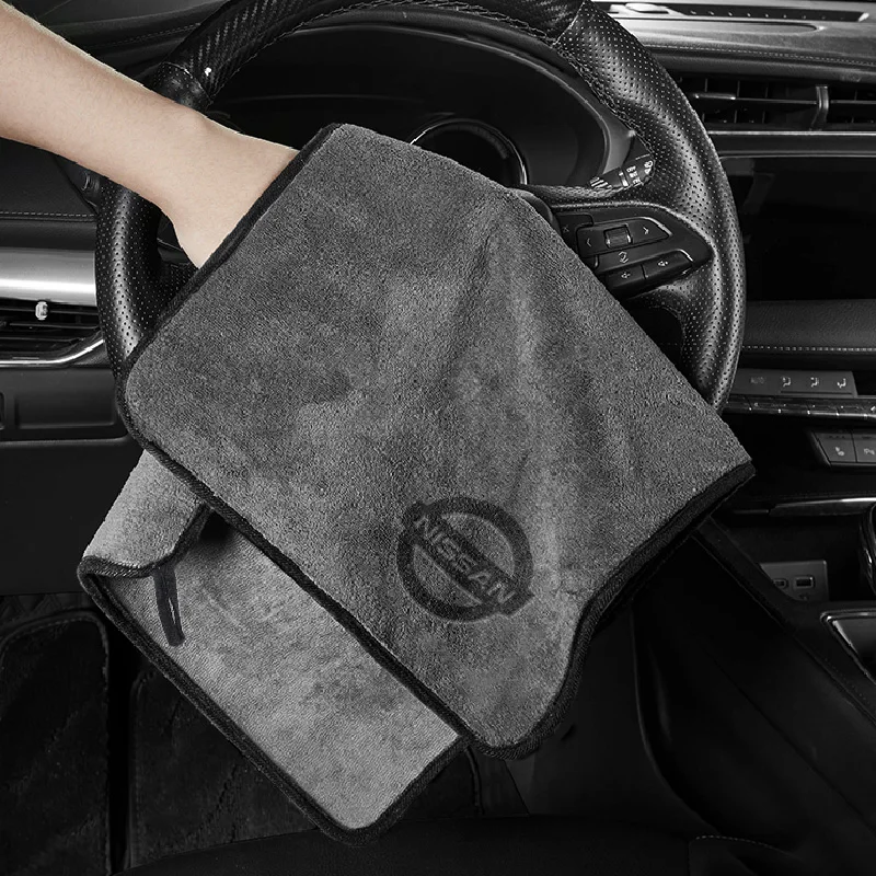 Microfiber Car Towel Car Wash Drying Rag Nissan Almera Qashqai X-Trail Altima Note Tiida Patrol